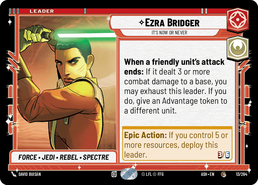 Ezra Bridger — It's Now or Never
