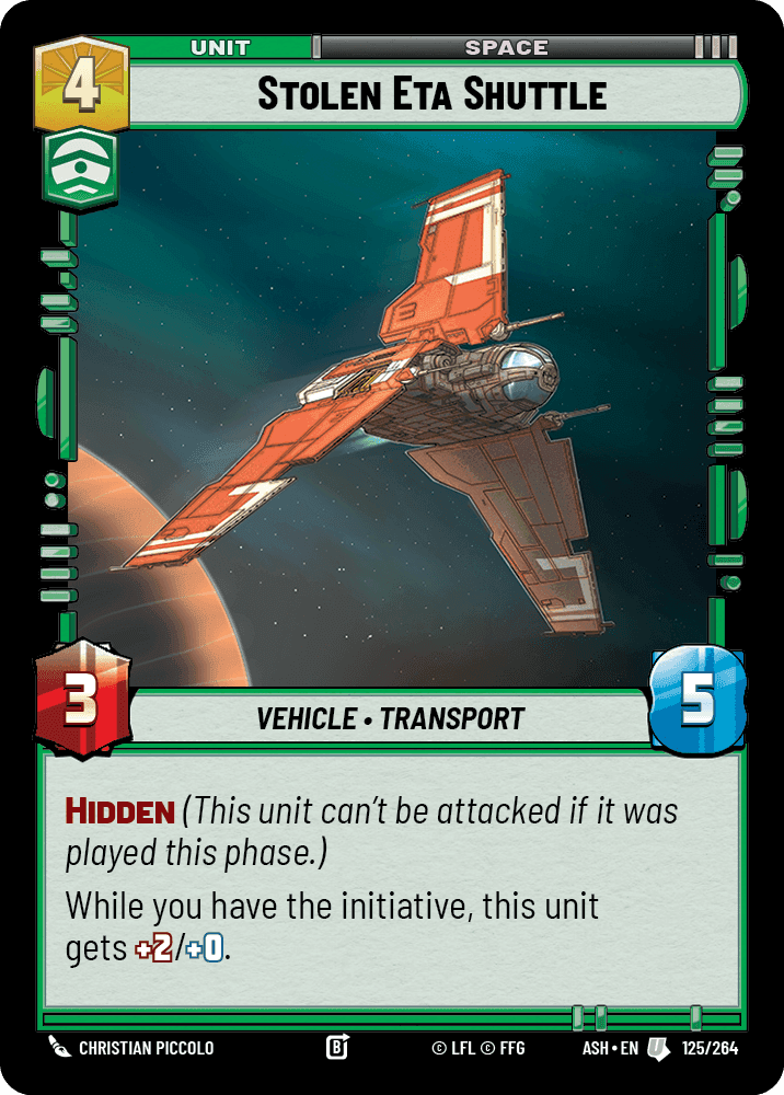 Stolen Eta Shuttle