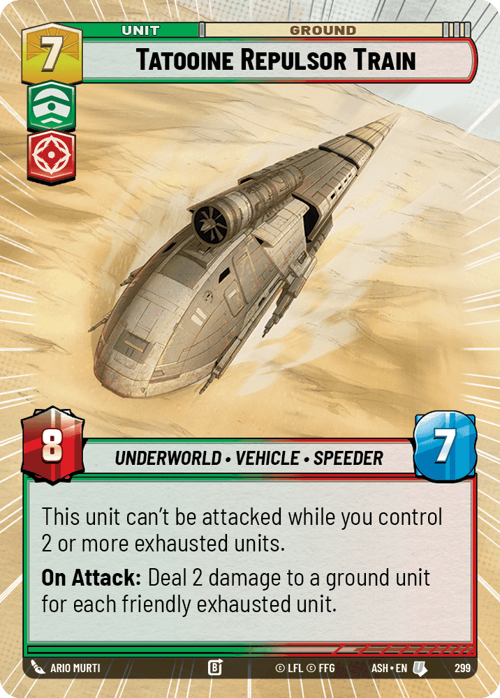 Tatooine Repulsor Train