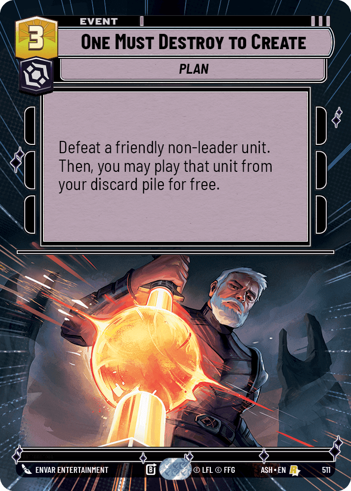 One Must Destroy to Create