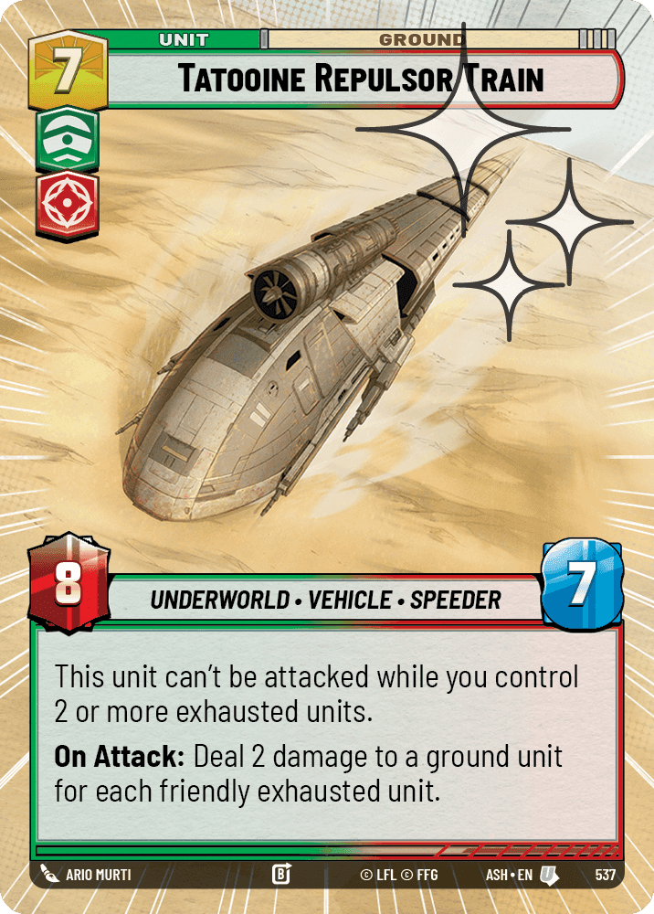 Tatooine Repulsor Train