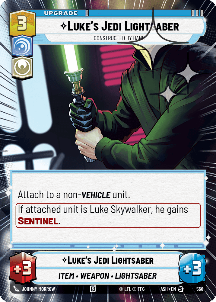 Luke's Jedi Lightsaber