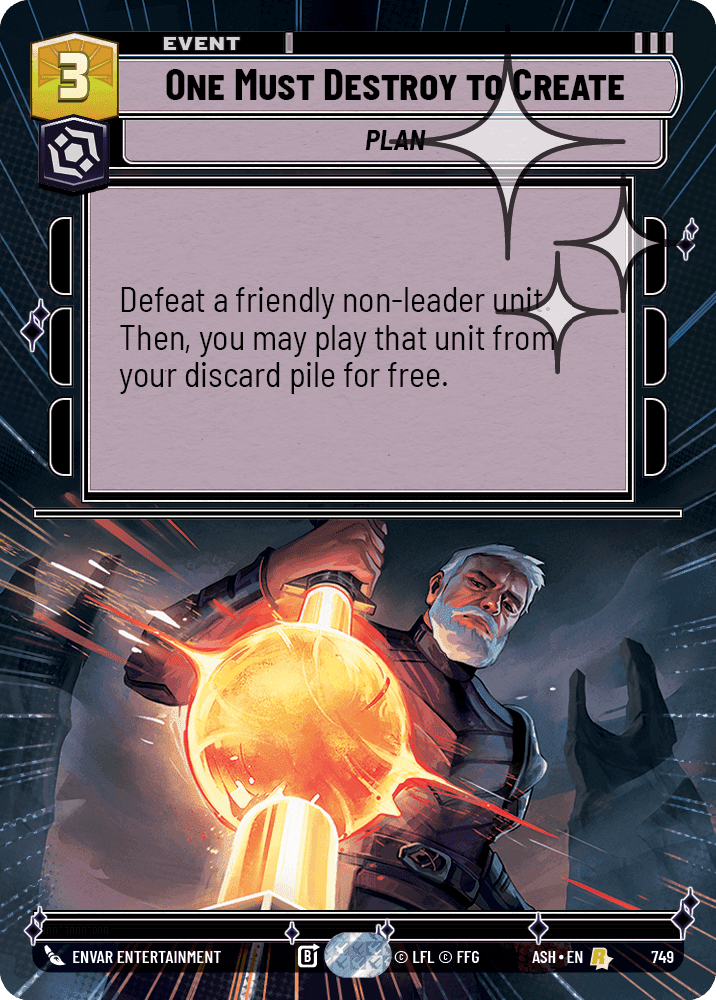 One Must Destroy to Create