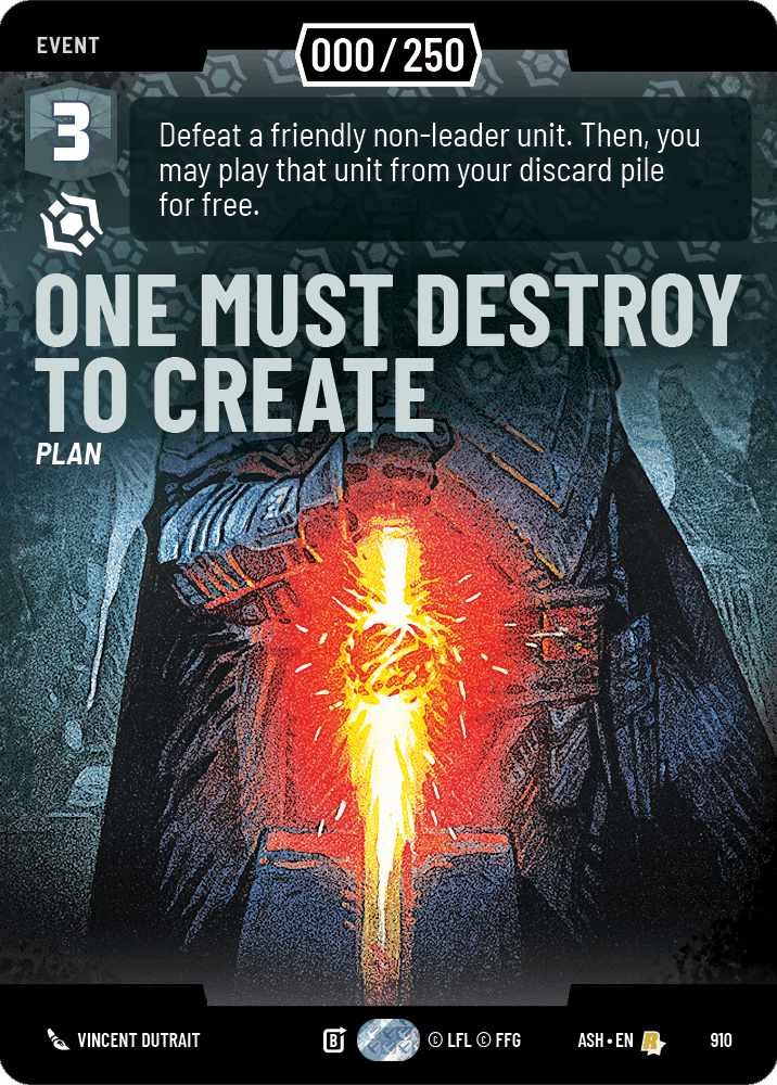 One Must Destroy to Create