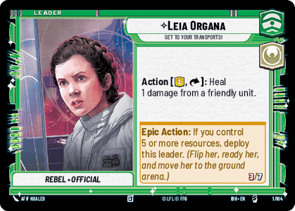 Leia Organa — Get to Your Transports!