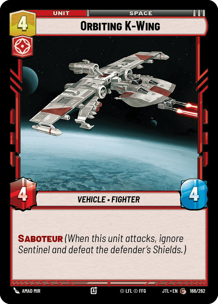 Orbiting K-Wing