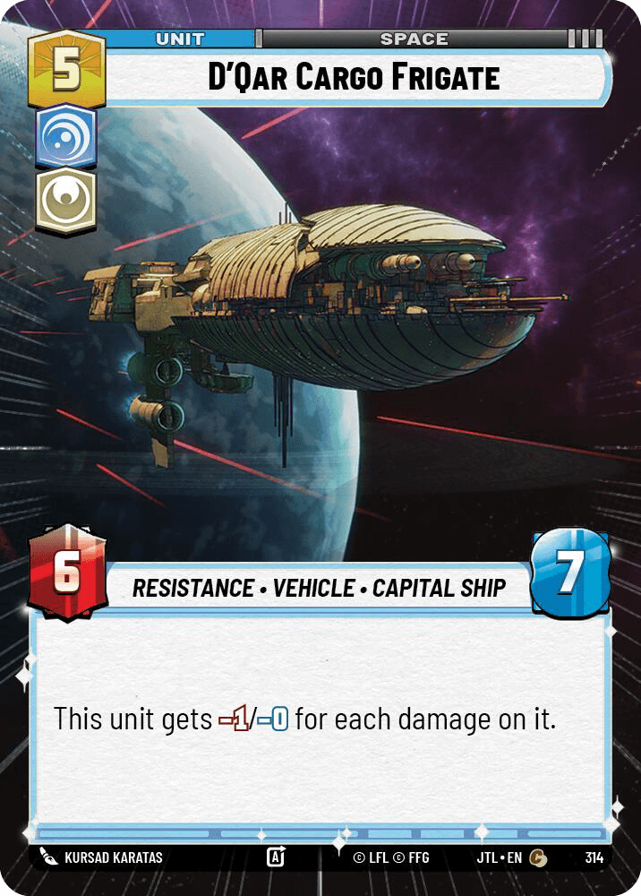 D'Qar Cargo Frigate