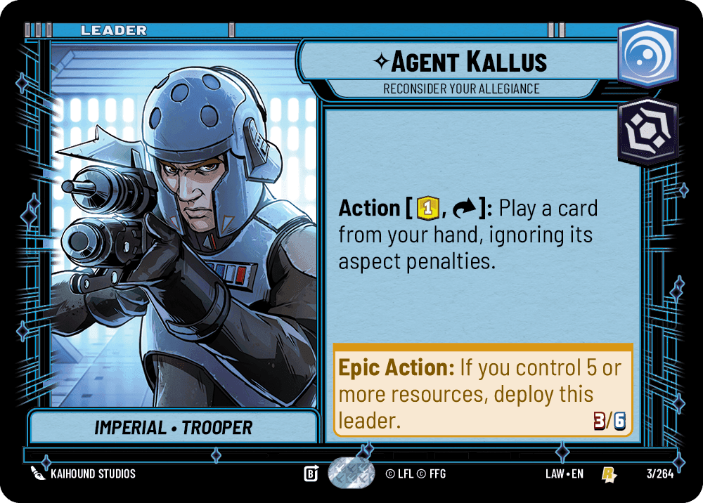 Agent Kallus — Reconsider Your Allegiance