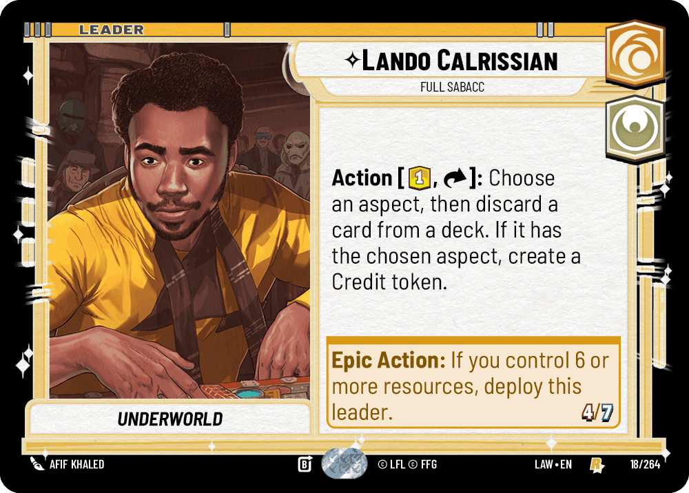Lando Calrissian — Full Sabacc