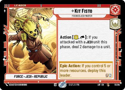 Kit Fisto — Focused Jedi Master