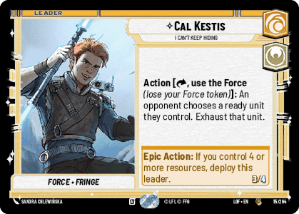 Cal Kestis — I Can't Keep Hiding