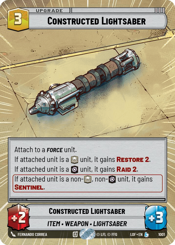 Constructed Lightsaber