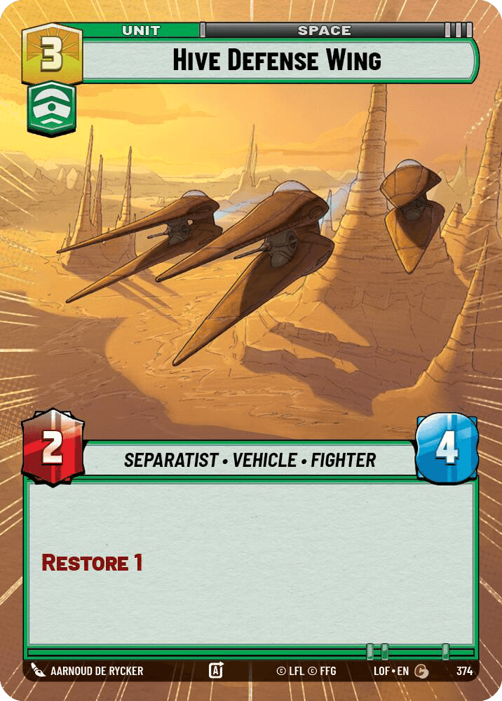 Hive Defense Wing