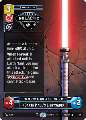 Darth Maul's Lightsaber