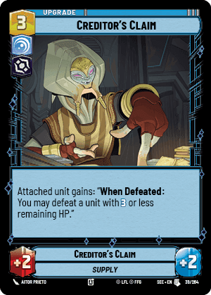 Creditor's Claim