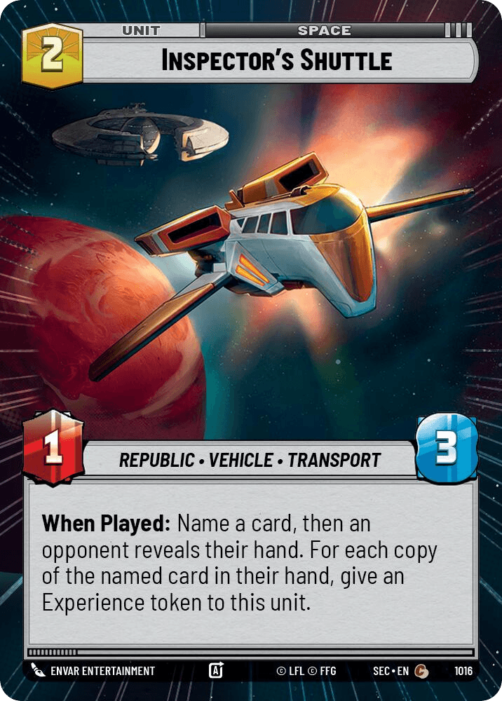 Inspector's Shuttle