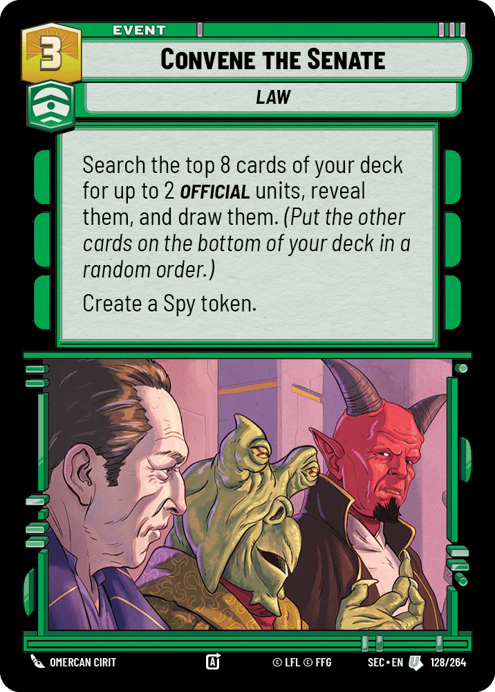 Convene the Senate