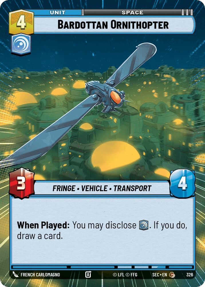 Bardottan Ornithopter