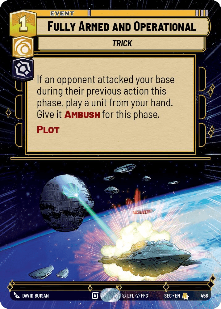 Fully Armed and Operational