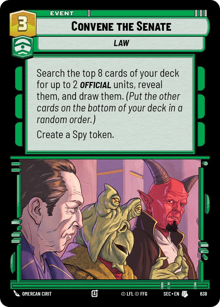Convene the Senate