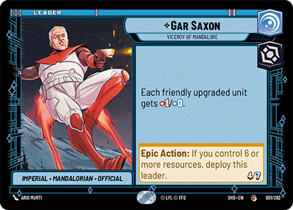 Gar Saxon — Viceroy of Mandalore