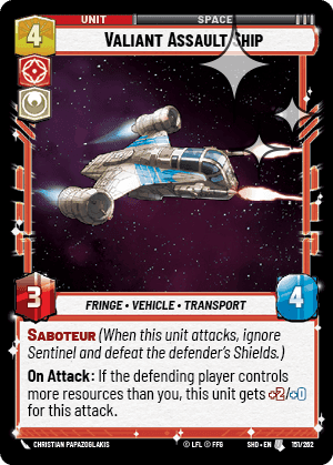 Valiant Assault Ship