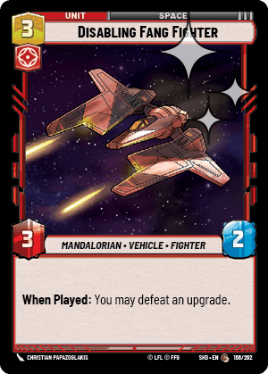 Disabling Fang Fighter