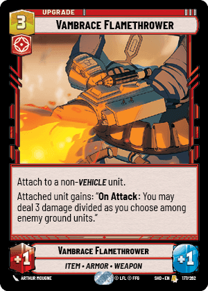 Vambrace Flamethrower