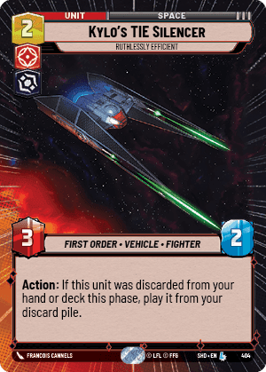 Kylo's TIE Silencer