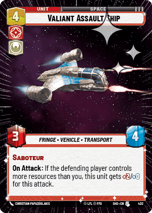 Valiant Assault Ship