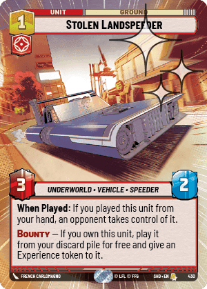 Stolen Landspeeder