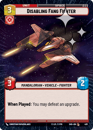 Disabling Fang Fighter
