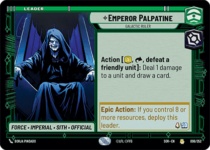 Emperor Palpatine — Galactic Ruler
