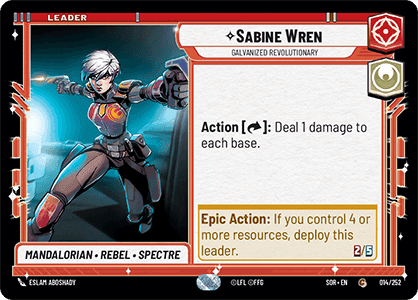 Sabine Wren — Galvanized Revolutionary