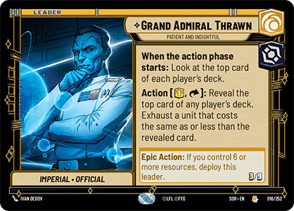 Grand Admiral Thrawn — Patient and Insightful