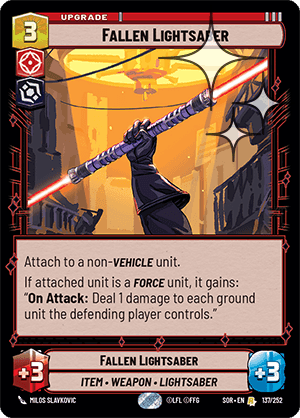 Fallen Lightsaber