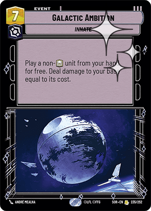 Galactic Ambition