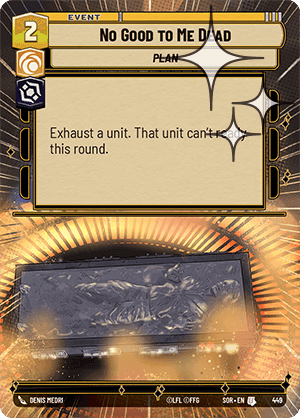 No Good to Me Dead