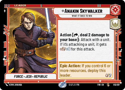 Anakin Skywalker — What it Takes to Win