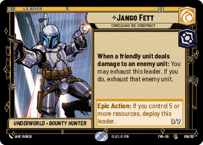 Jango Fett — Concealing the Conspiracy
