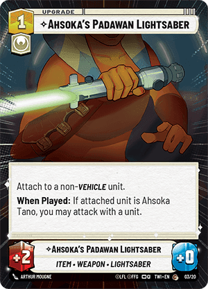 Ahsoka's Padawan Lightsaber