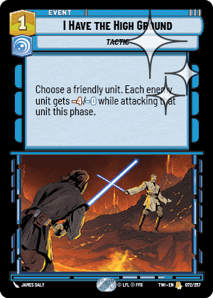 I Have the High Ground