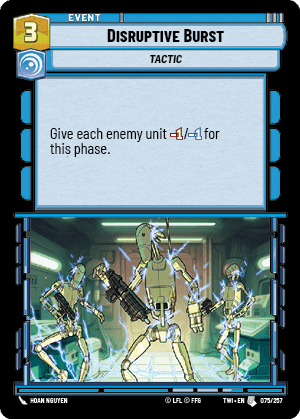 Disruptive Burst