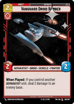 Vanguard Droid Bomber