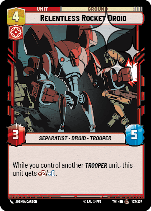 Relentless Rocket Droid