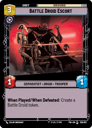 Battle Droid Escort