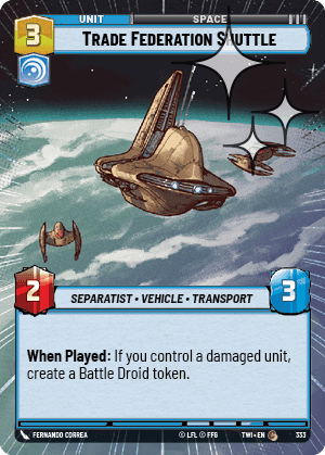 Trade Federation Shuttle