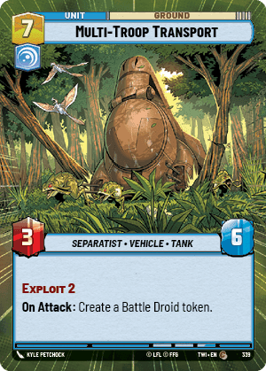 Multi-Troop Transport