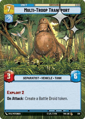 Multi-Troop Transport