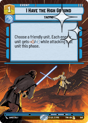 I Have the High Ground